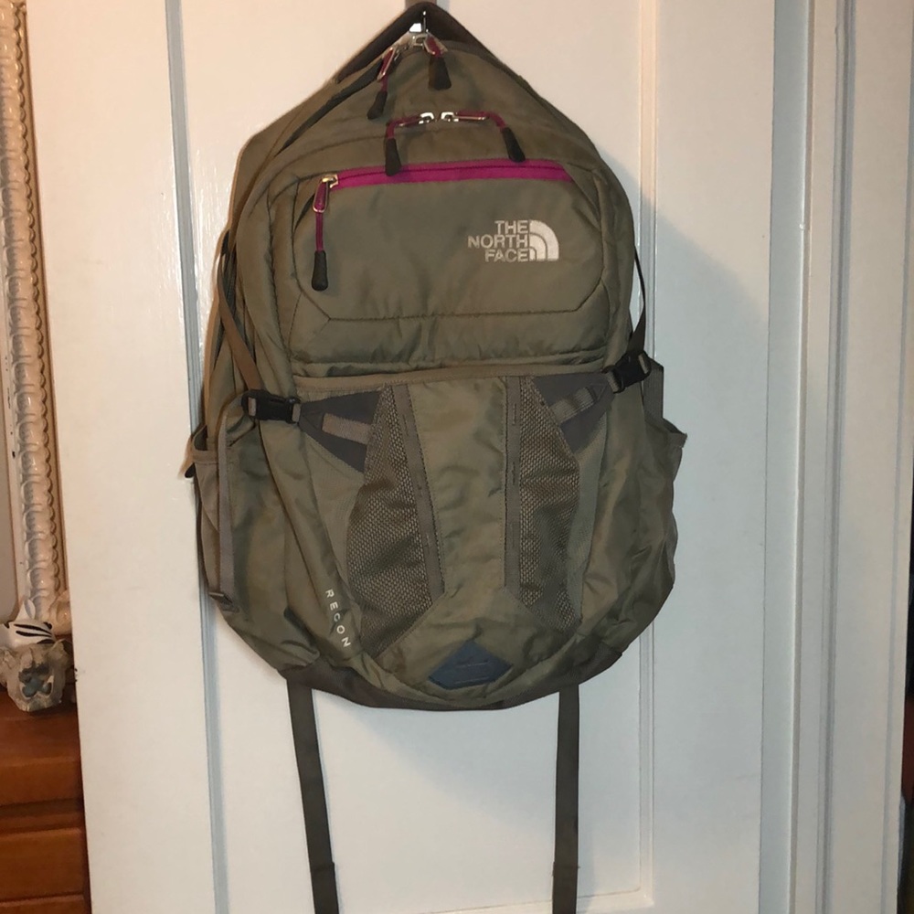 The North Face Tan & Pink Recon Backpack
